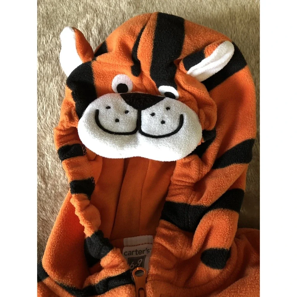 Carter's Tiger Costume 6-9 Months Orange 2 Piece Dress-ups Halloween - Picture 5 of 12